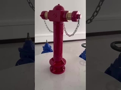 BS750 Idrante antincendio verticale per la protezione antincendio Verniciato in rosso PN16 Pressione Certificato ISO9001